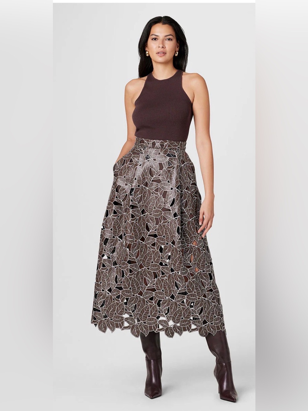 TOCCIN STACY LACE SKIRT NWT $695.00 size 12